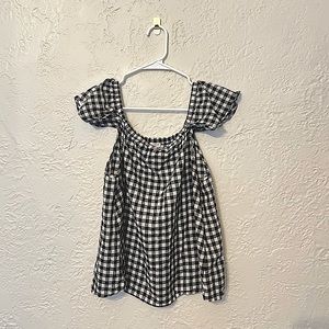 J crew gingham tank top